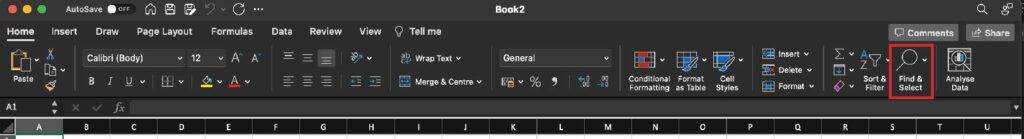 How to use Find and Select?