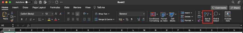 How to use Sort and Filter